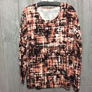 Printed Top - PLUS SIZE - 1X